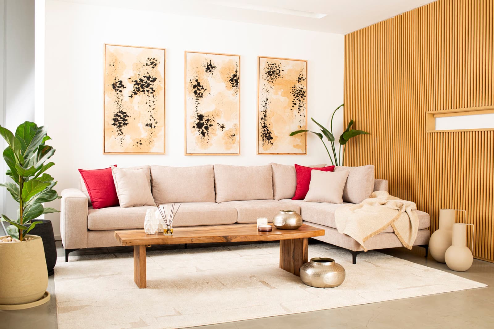 Ambiente de living con sillones a medida de Casa de Sillones