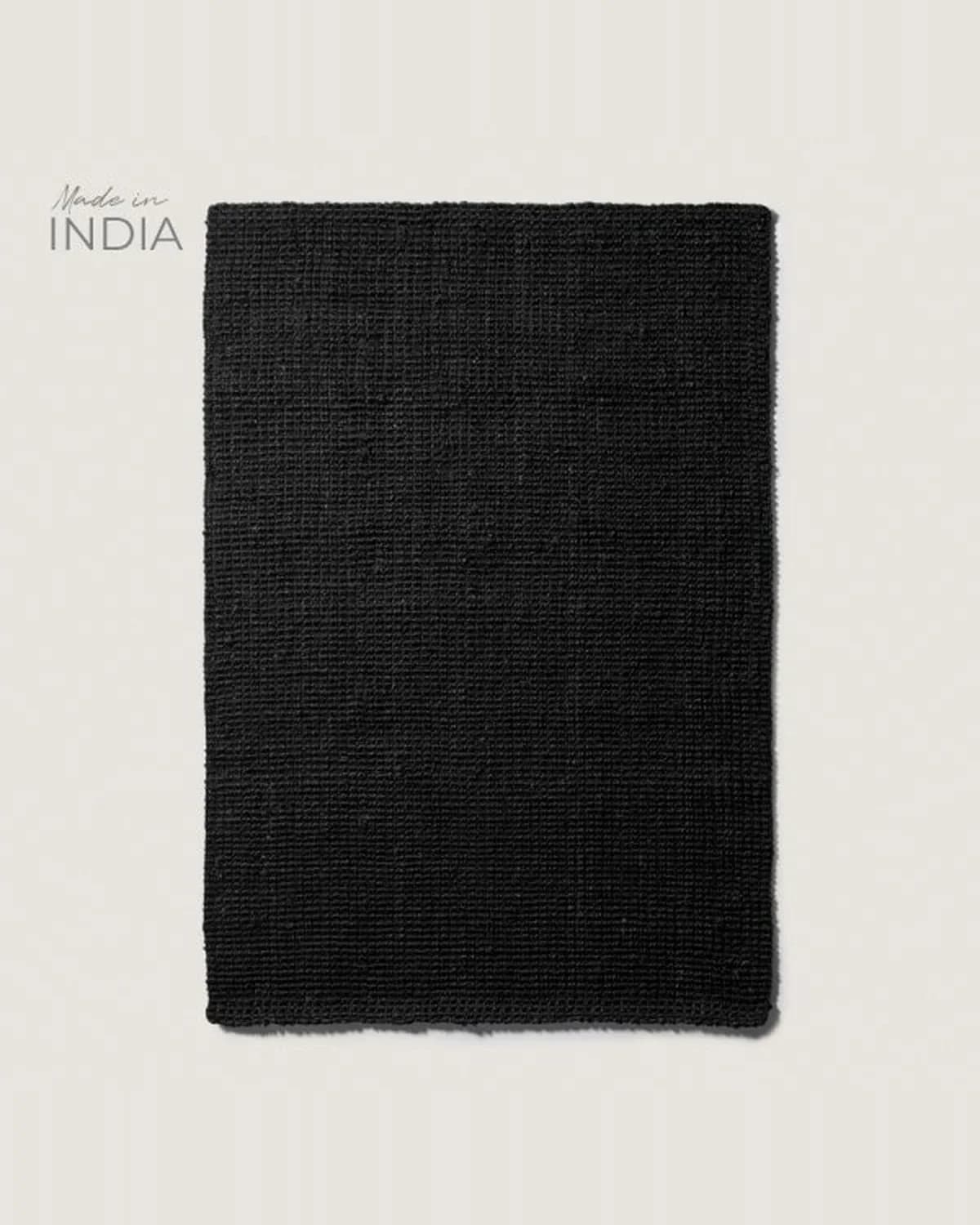 Alfombra Badohi Negra 140x200 cm