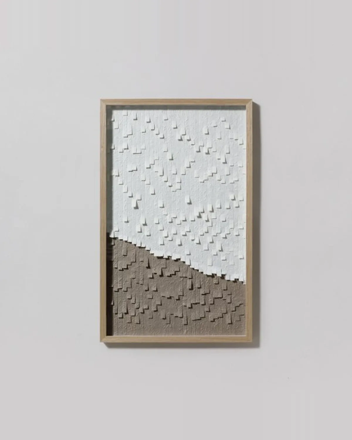 Cuadro Cutout Mountain Beige 50x80 cm