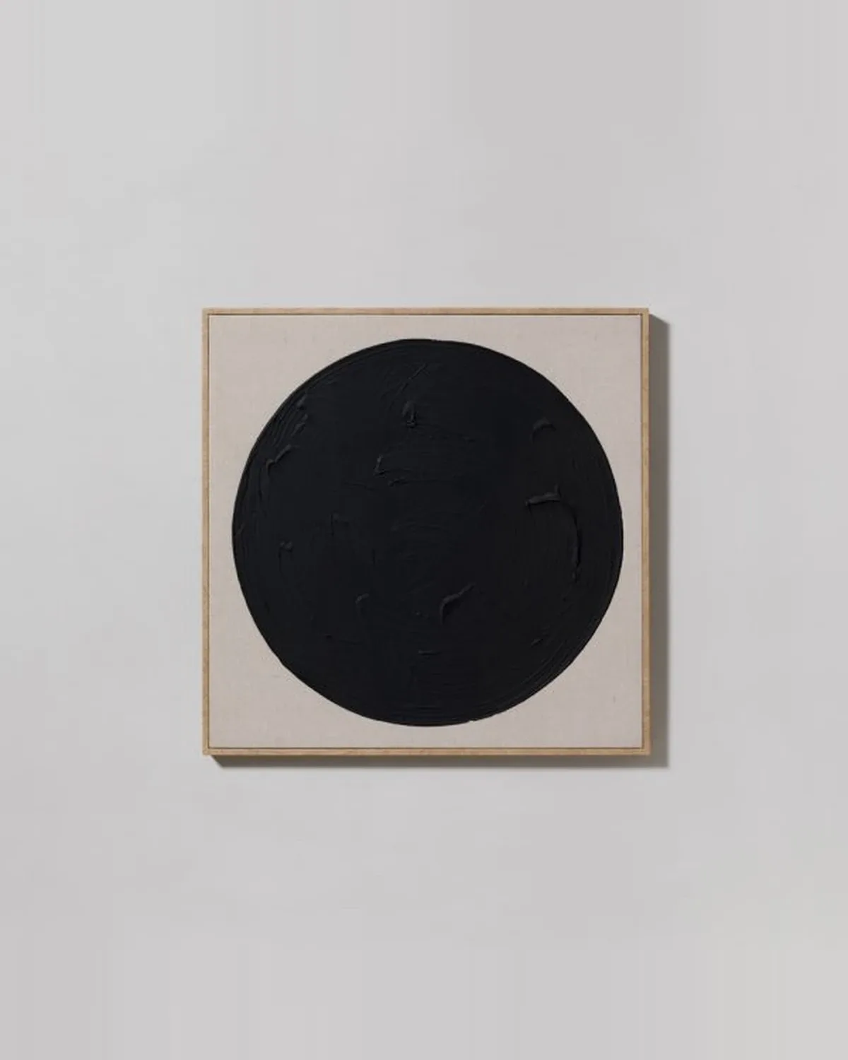 Cuadro Moon Black 62x62 cm