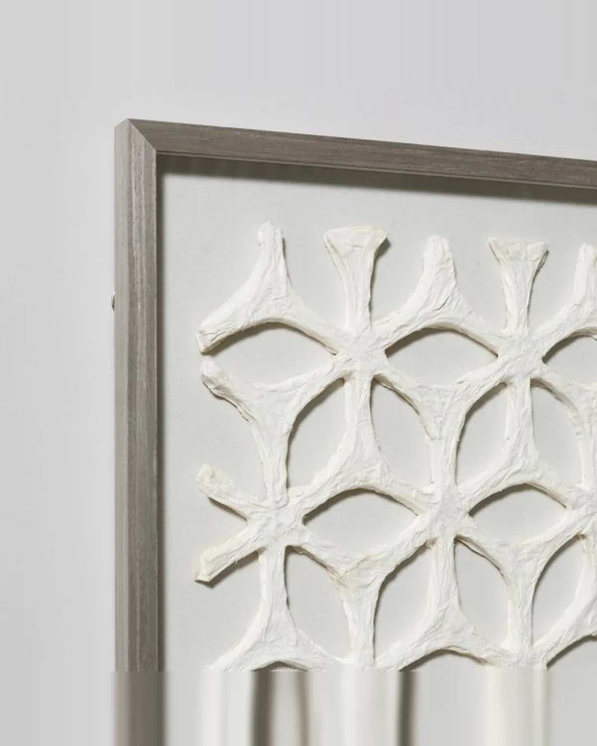 Cuadro Paper Art Flor 80x80 cm — Casa de Sillones, vista 2