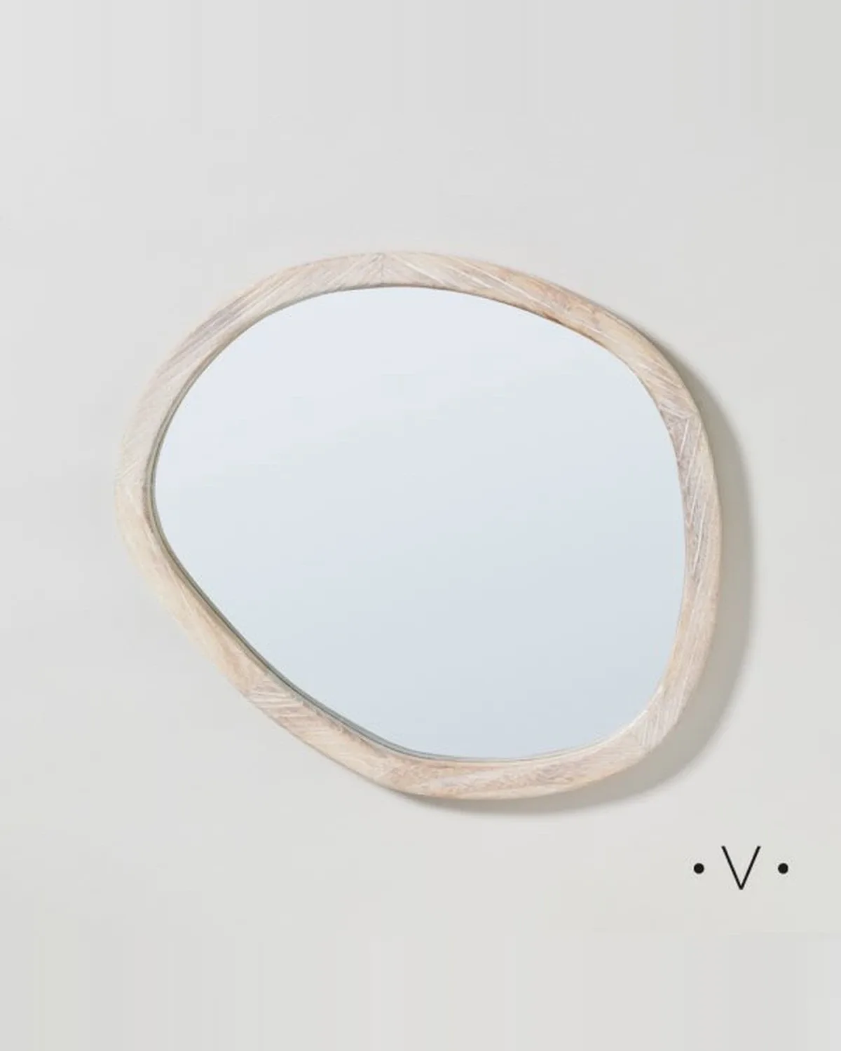 Espejo Amorfo Light Wood 46x52 cm