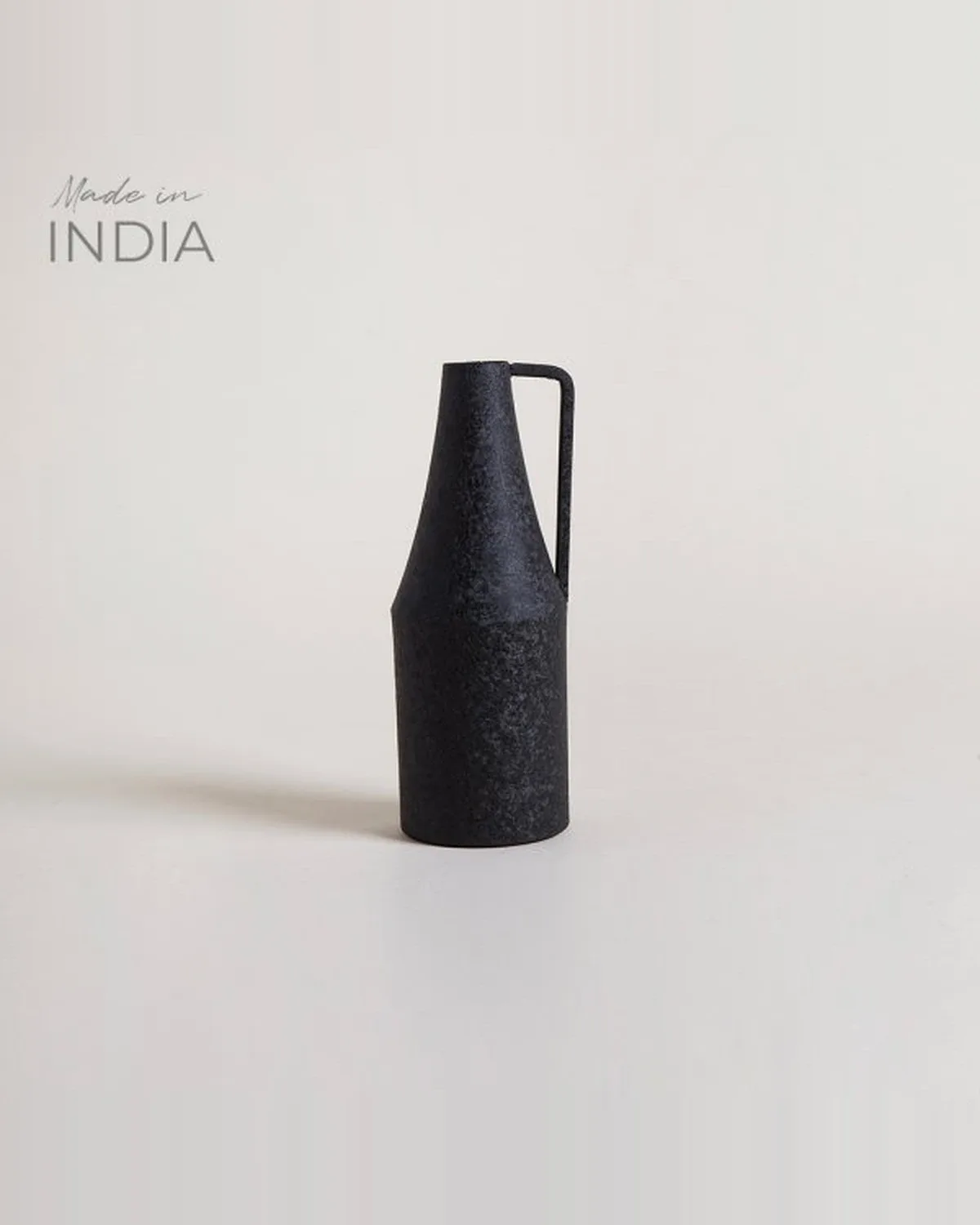 Florero Loha Black 22x8 cm