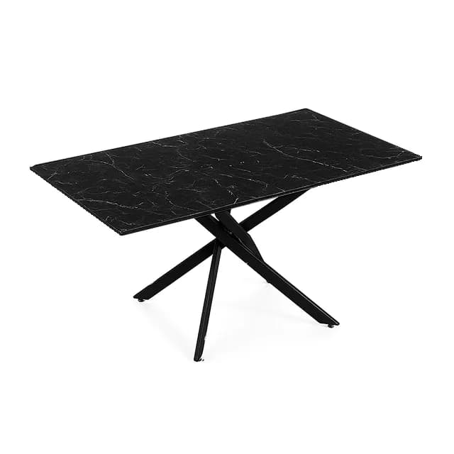Mesa Madden Negra - Base Negra 160x90