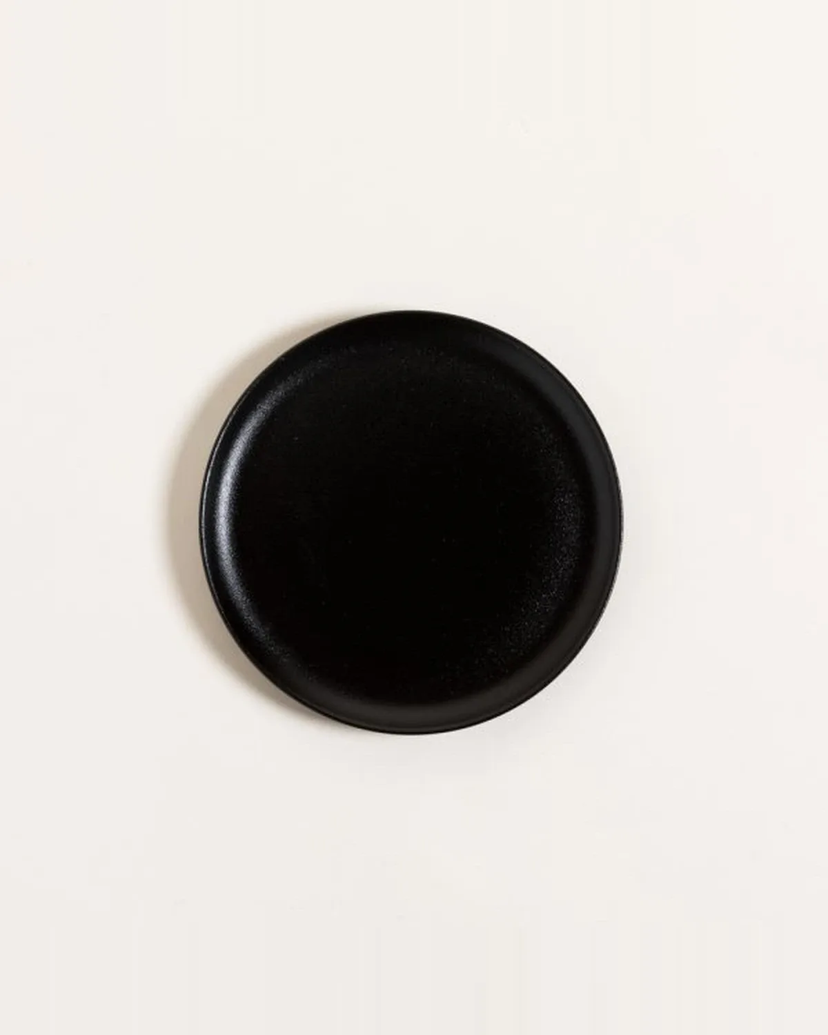Plato de Postre Coupe Fine Plus Black Sand 21 cm
