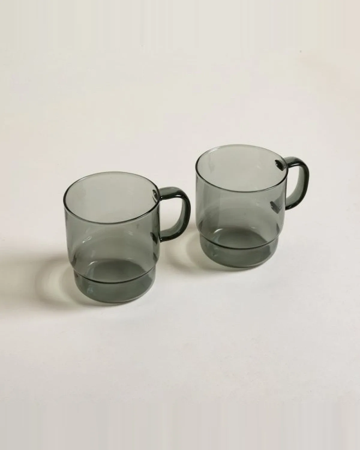 Set x 2 Mugs Net Grey Borosilicato 300 ml — Casa de Sillones, vista 2