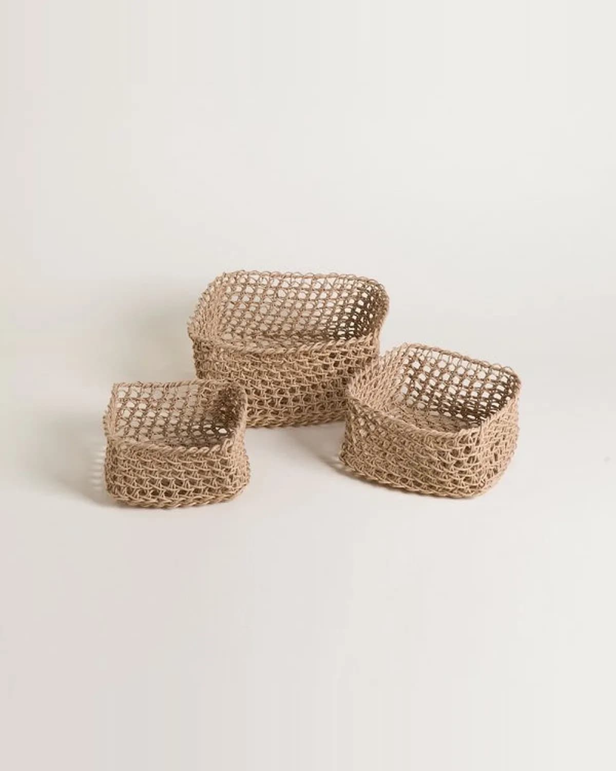 Set x 3 Canastos Rectangulares Viet 13x26 CM/11x21 CM/10x19 cm — Casa de Sillones, vista 2