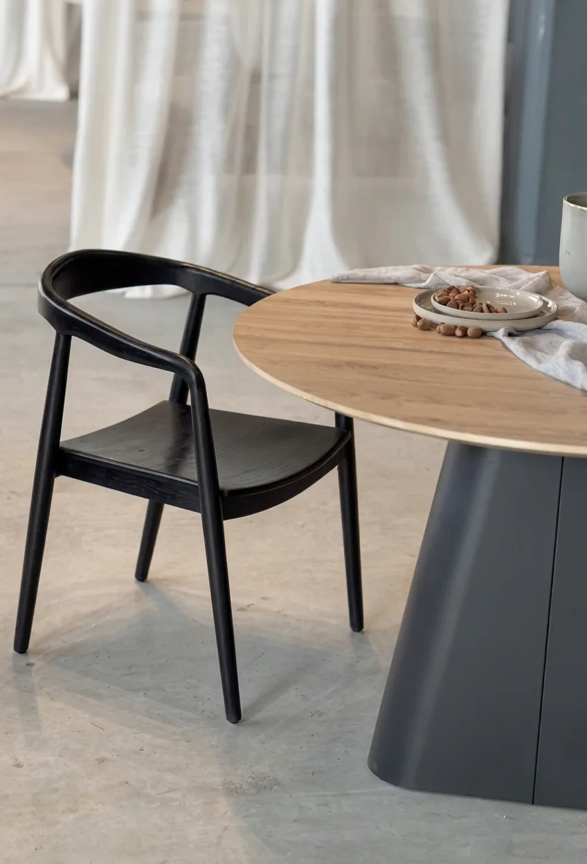 Silla Bali Circle Negra — Casa de Sillones, vista 3