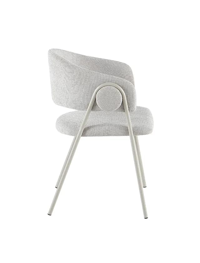 Silla Romelia Off White - Base Capuccino — Casa de Sillones, vista 3
