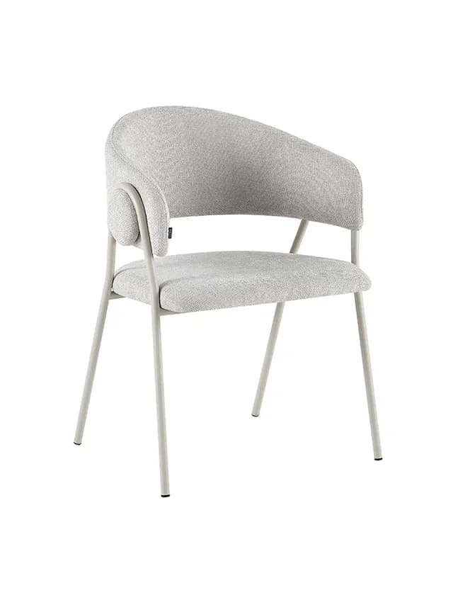Silla Romelia Off White - Base Capuccino — Casa de Sillones, vista 2