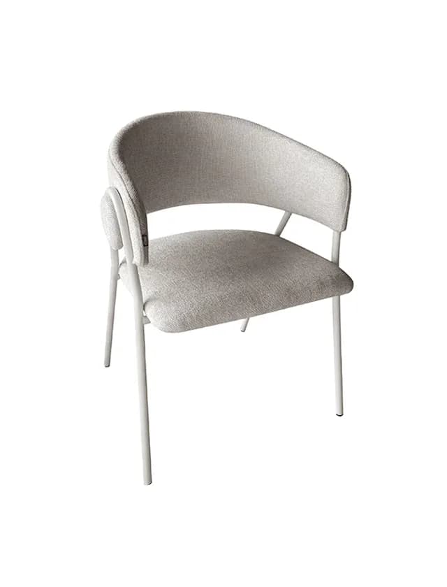 Silla Romelia Taupe - Base Capuccino — Casa de Sillones, vista 2