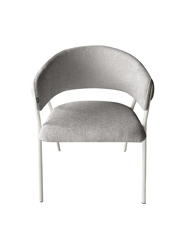 Silla Romelia Taupe - Base Capuccino
