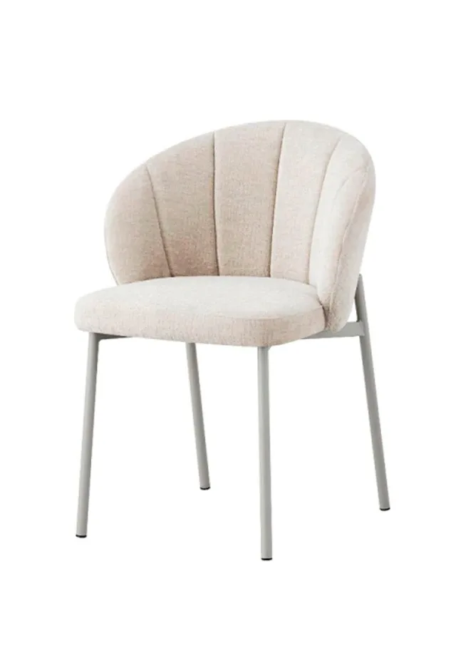Silla Shayl Chenille Beige — Casa de Sillones, sillón a medida