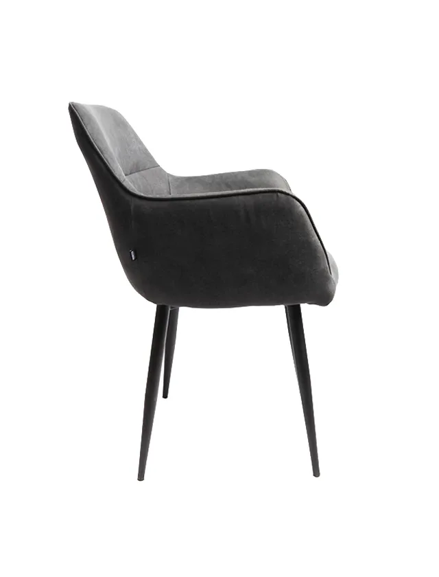Silla Sophie Ecocuero Dark Grey — Casa de Sillones, vista 2