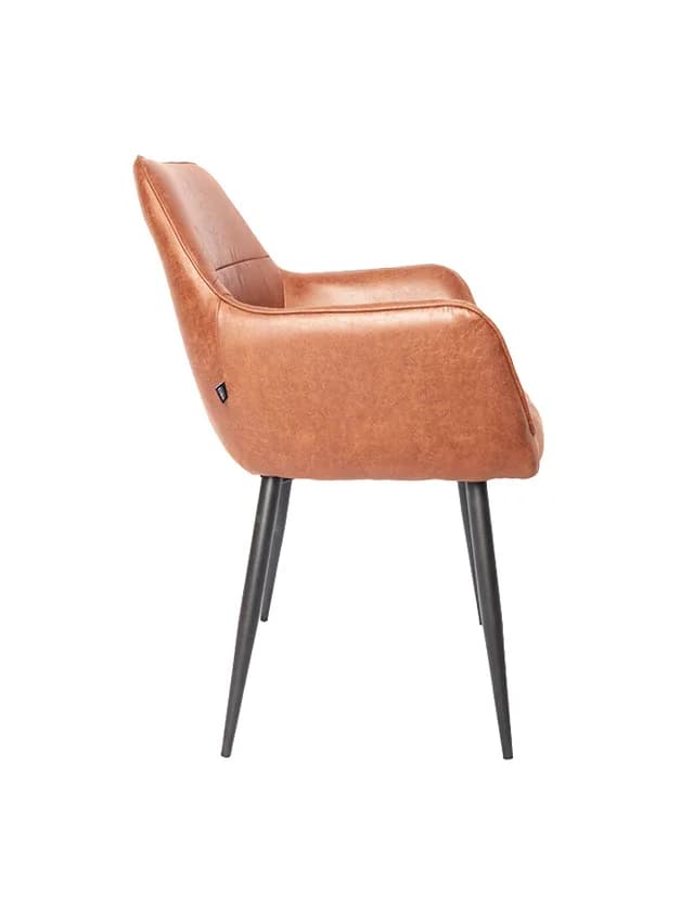 Silla Sophie Ecocuero Light Brown — Casa de Sillones, vista 3