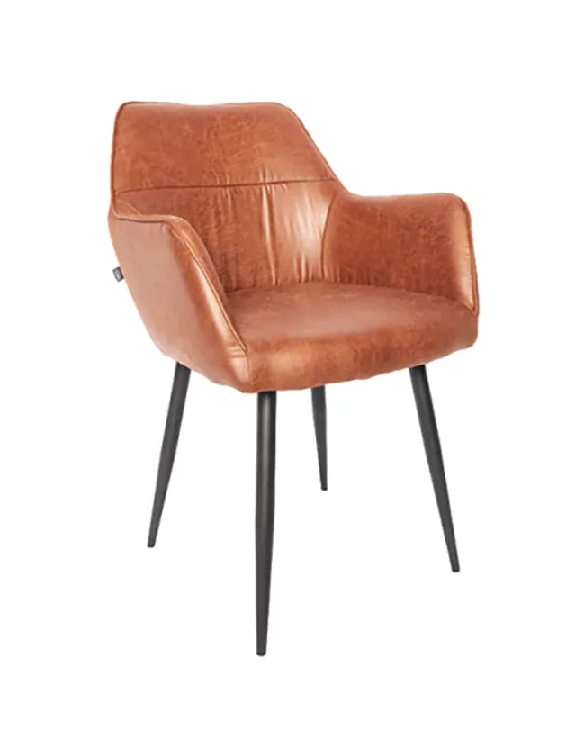Silla Sophie Ecocuero Light Brown