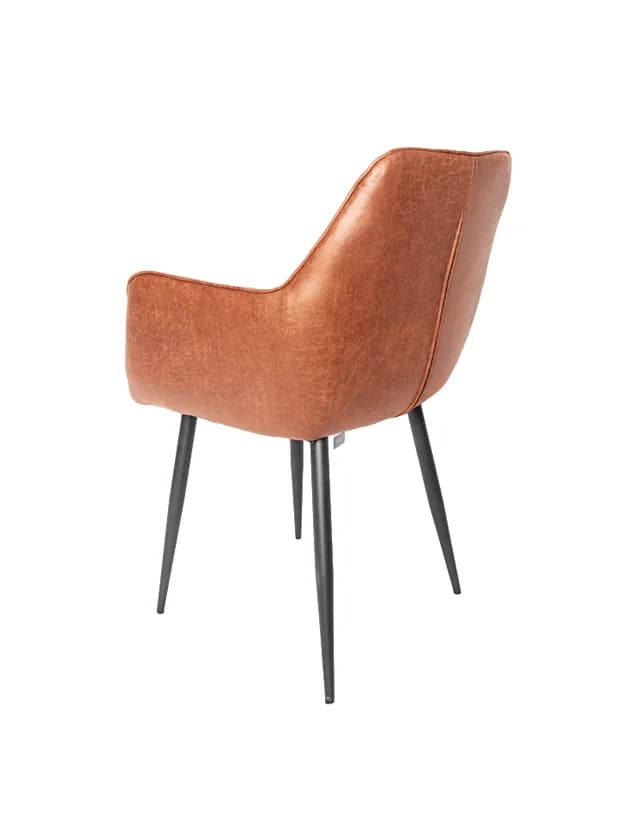 Silla Sophie Ecocuero Light Brown — Casa de Sillones, vista 2