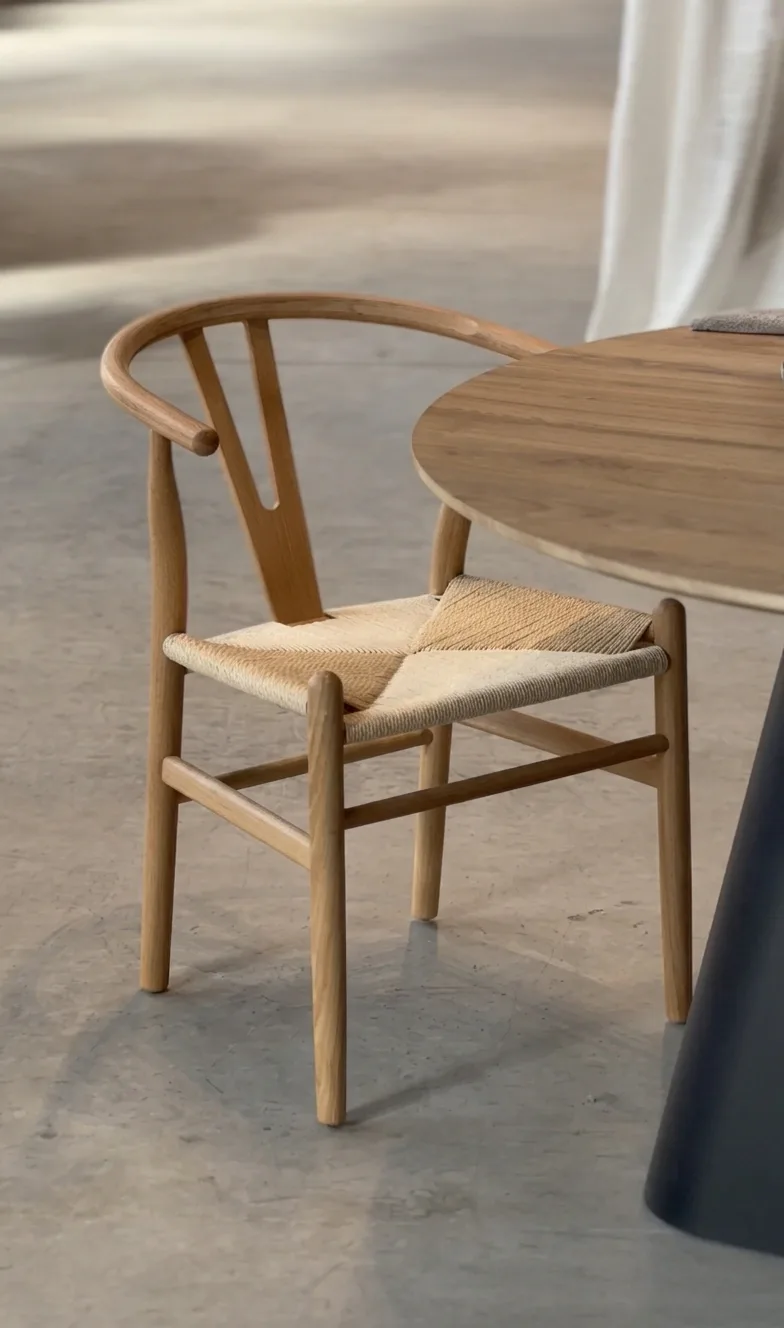 Silla Wishbone Varnish — Casa de Sillones, vista 2