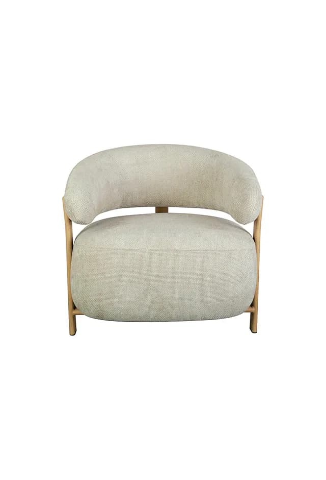 Sillón Bari Chenille Beige — Casa de Sillones, sillón a medida